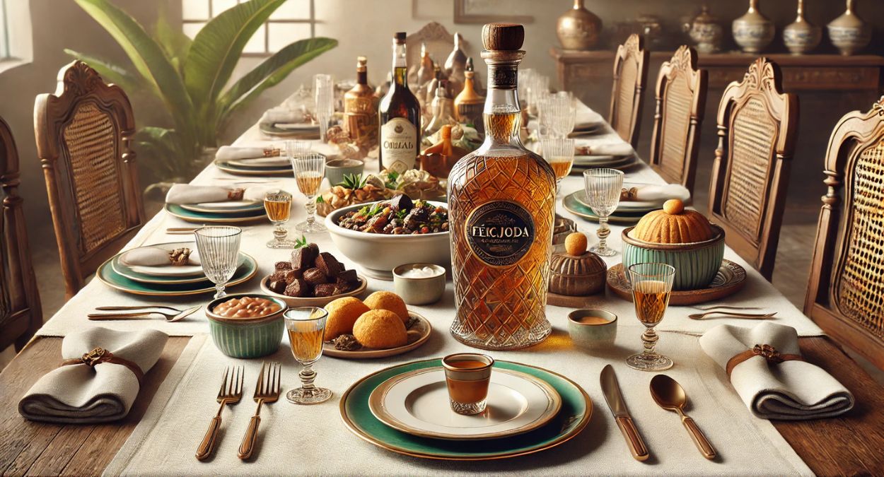 Cachaça e Gastronomia (imagem gerada por IA)