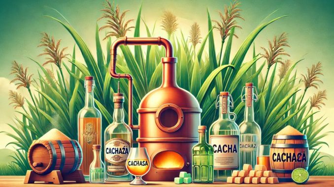 Álcool da cachaça (Imagem: IA)