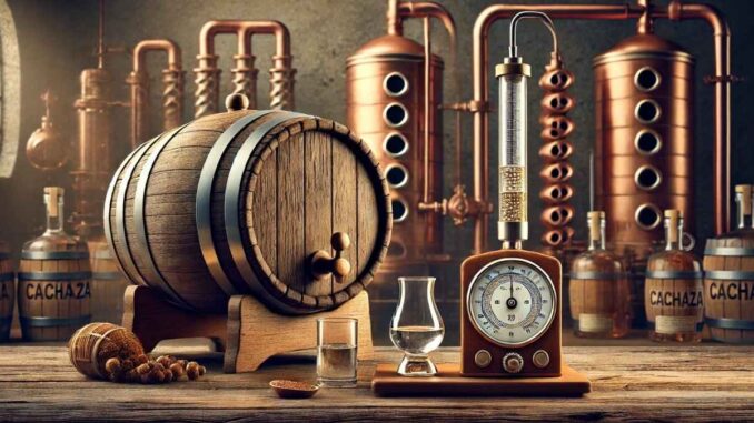 Pingômetro de cachaça (Imagem: IA)